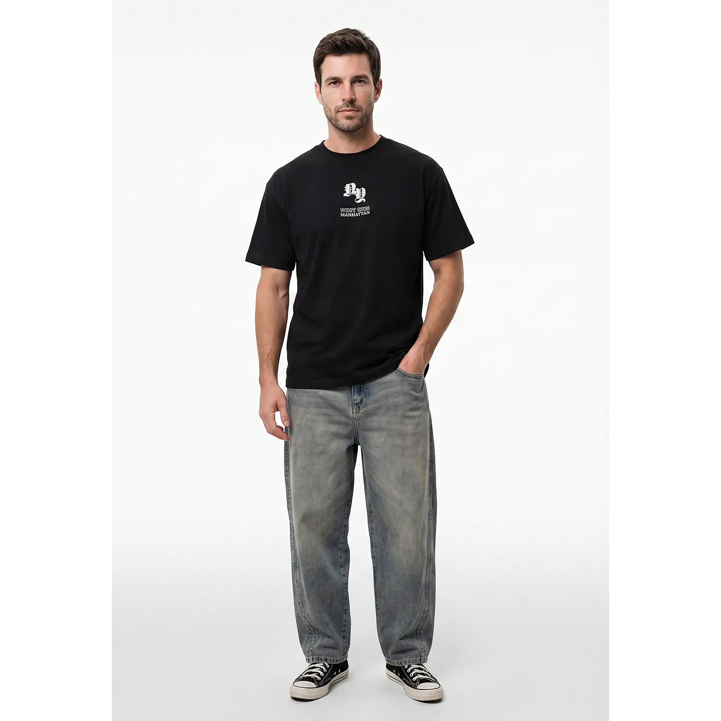 Polera Forever Hombre Negro 3