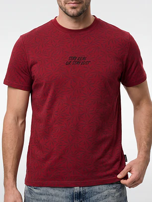 Polera Frases Hombre Rojo