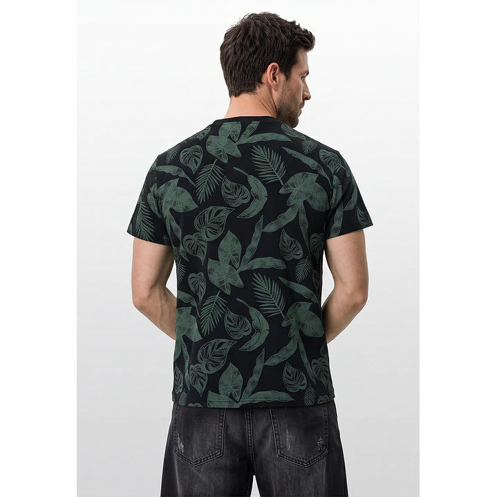Polera Frases Hombre Negro 3