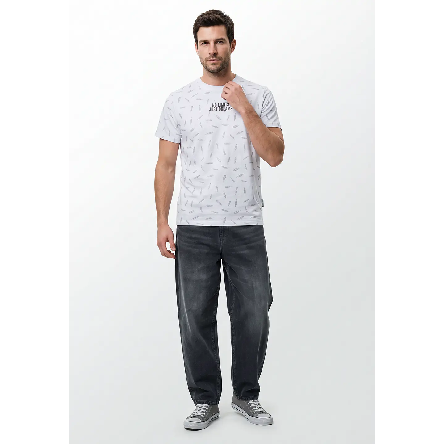 Polera Frases Hombre Blanco 4