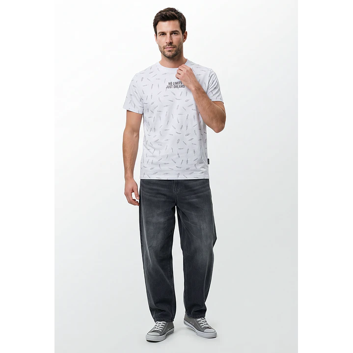 Polera Frases Hombre Blanco 4