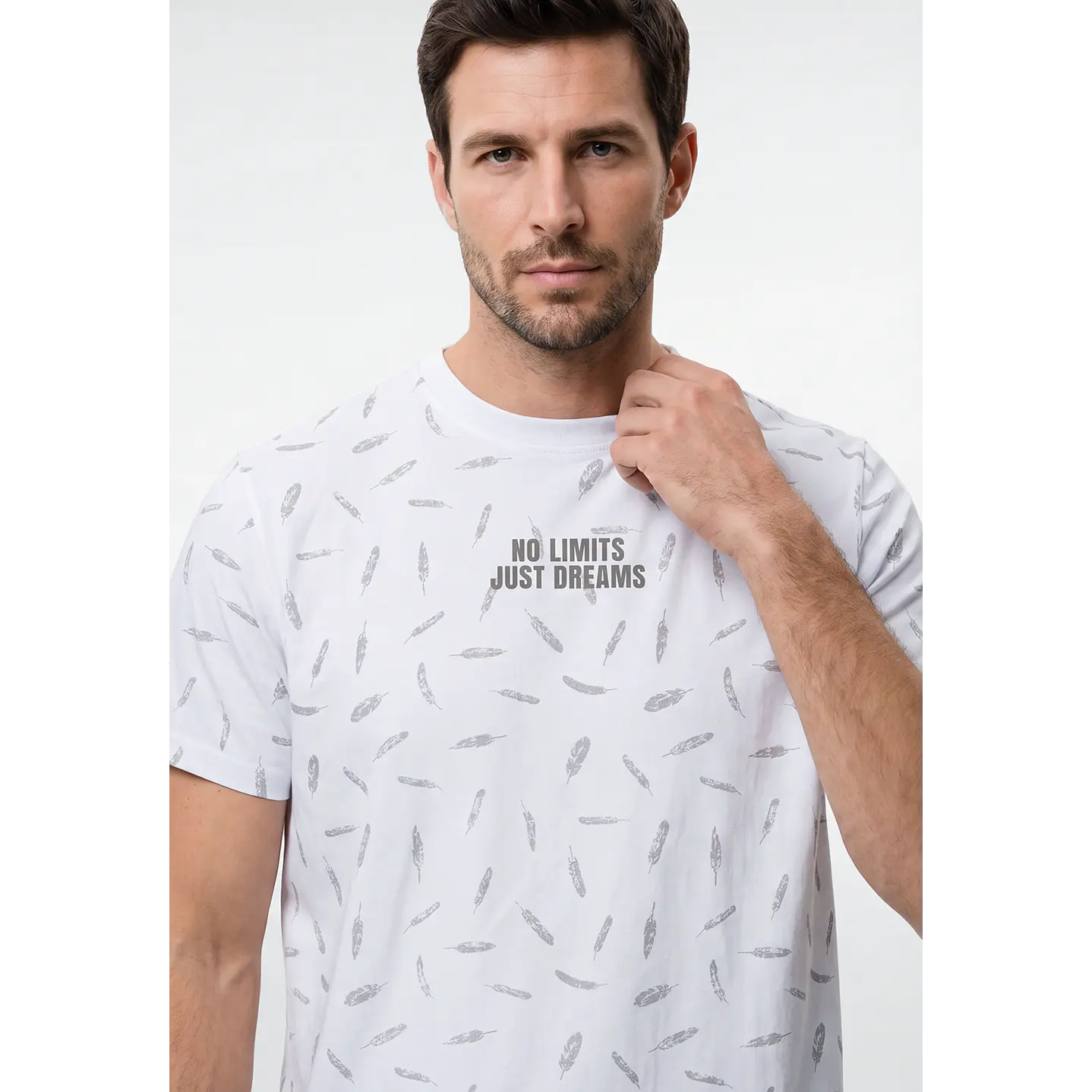 Polera Frases Hombre Blanco 2