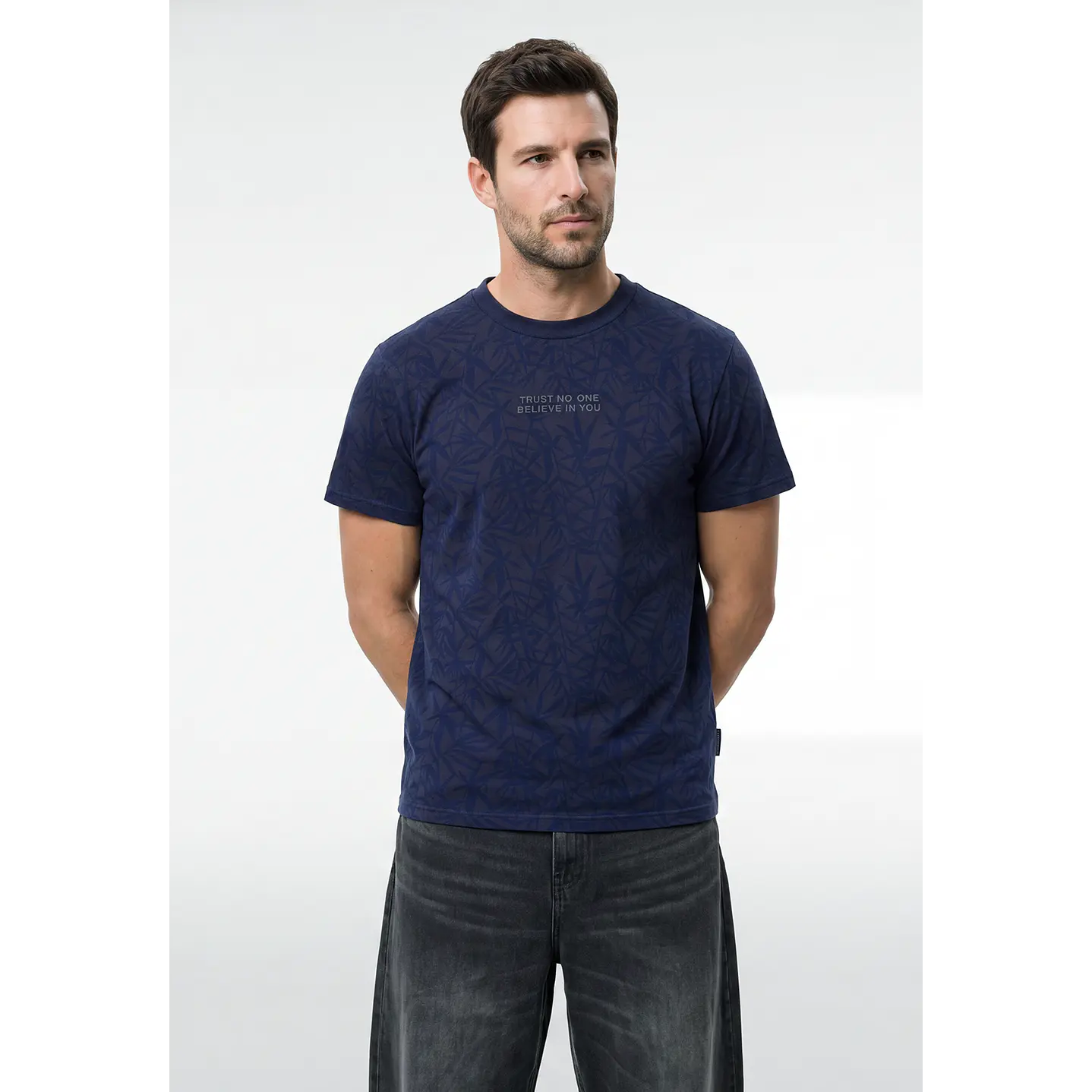 Polera Frases Hombre Azul 1