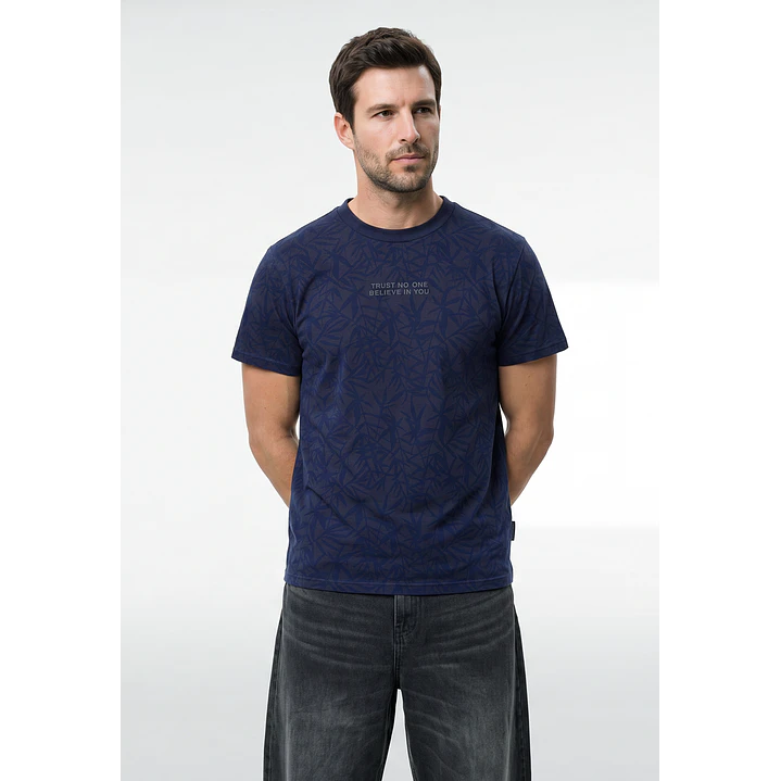 Polera Frases Hombre Azul 1