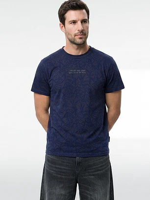 Polera Frases Hombre Azul