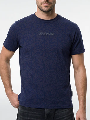 Polera Frases Hombre Azul