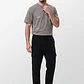 Buzo Regular Cargo Hombre Negro - Miniatura 3