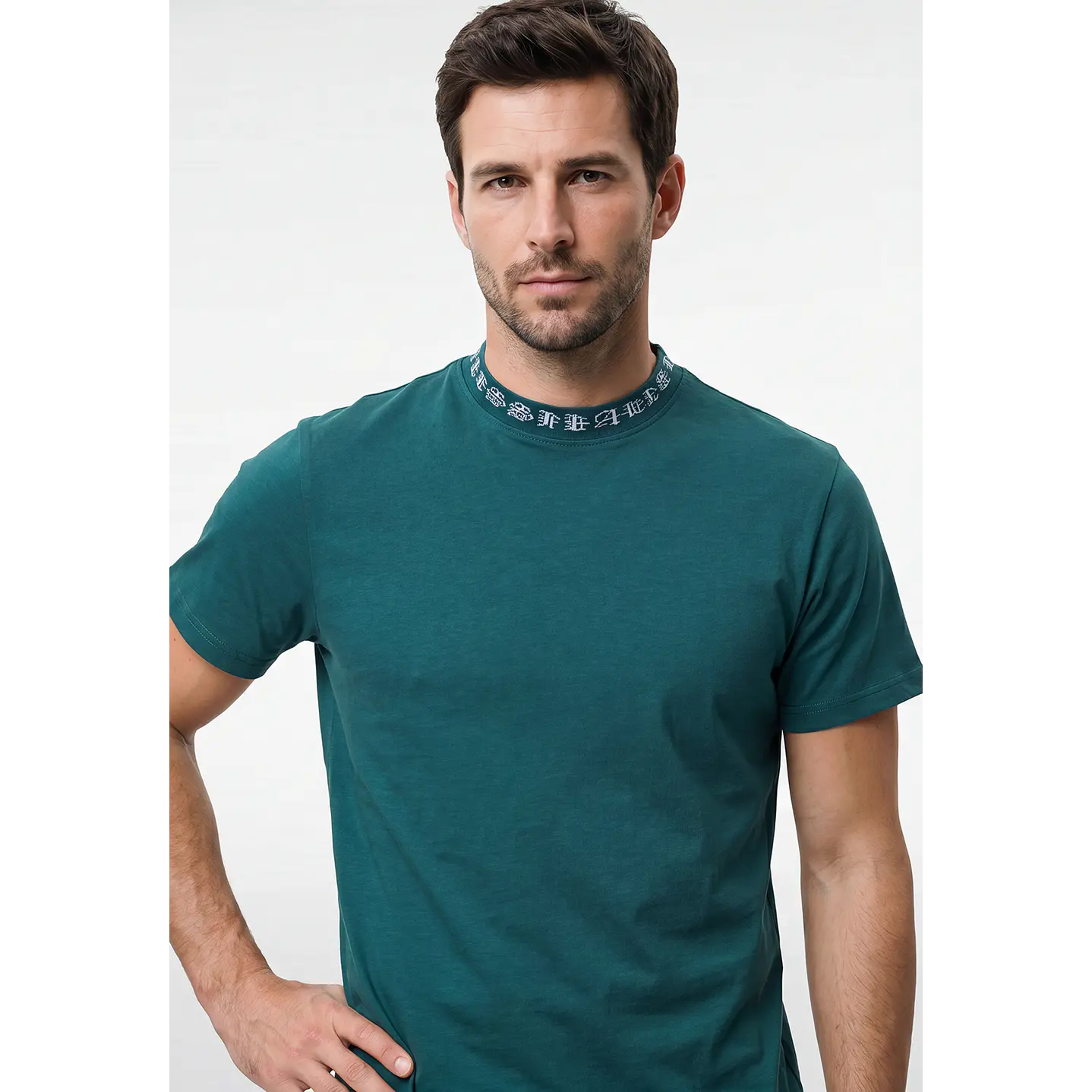 Polera Básica Hombre Verde 2