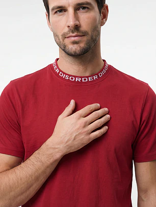 Polera Básica Hombre Rojo