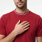 Polera Básica Hombre Rojo - Miniatura 2