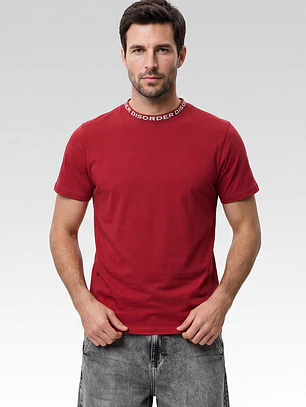 Polera Básica Hombre Rojo