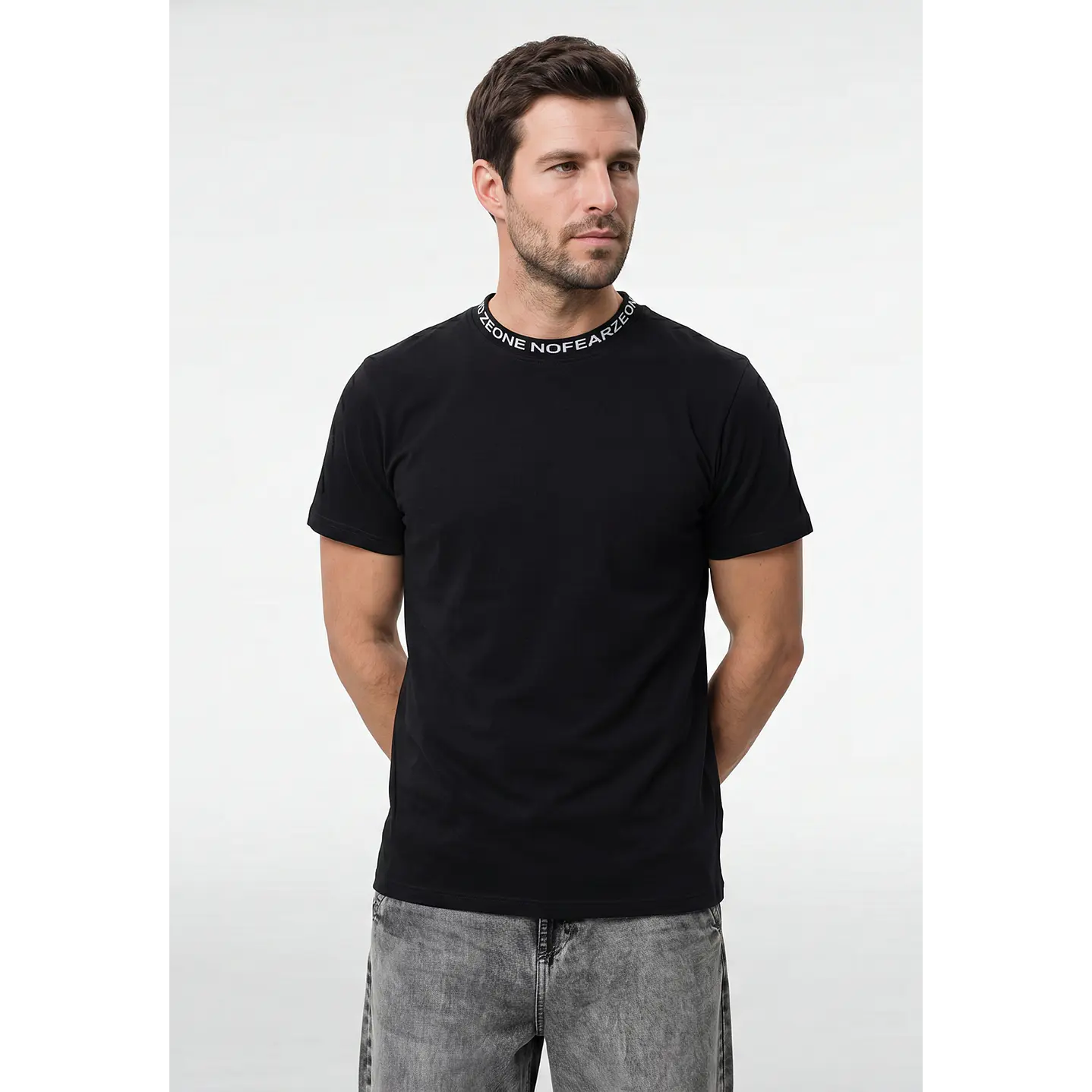 Polera Básica Hombre Negro 1