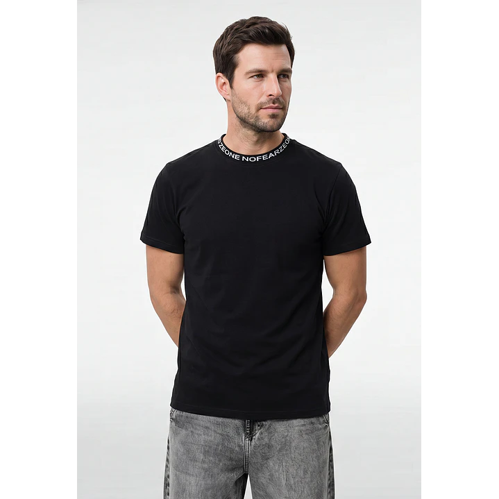 Polera Básica Hombre Negro 1
