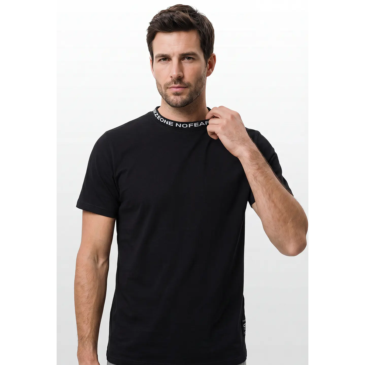 Polera Básica Hombre Negro 2