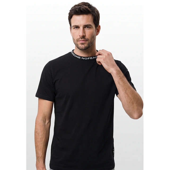 Polera Básica Hombre Negro 2
