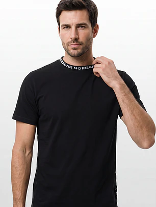 Polera Básica Hombre Negro