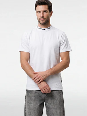 Polera Básica Hombre Blanco
