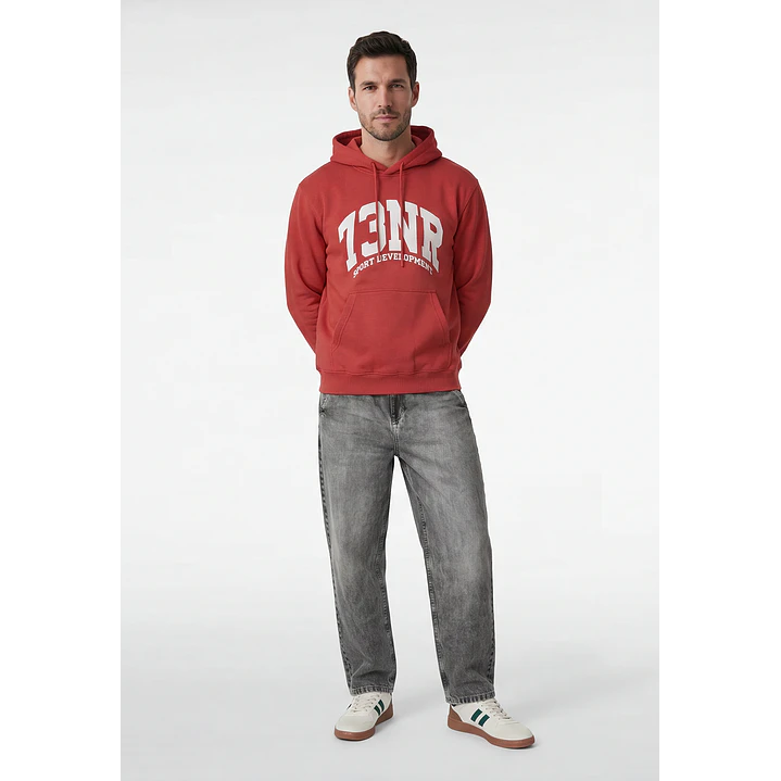 Polerón College Hombre Coral 4