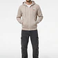 Polerón Con Cierre Casual Hombre Beige - Miniatura 4
