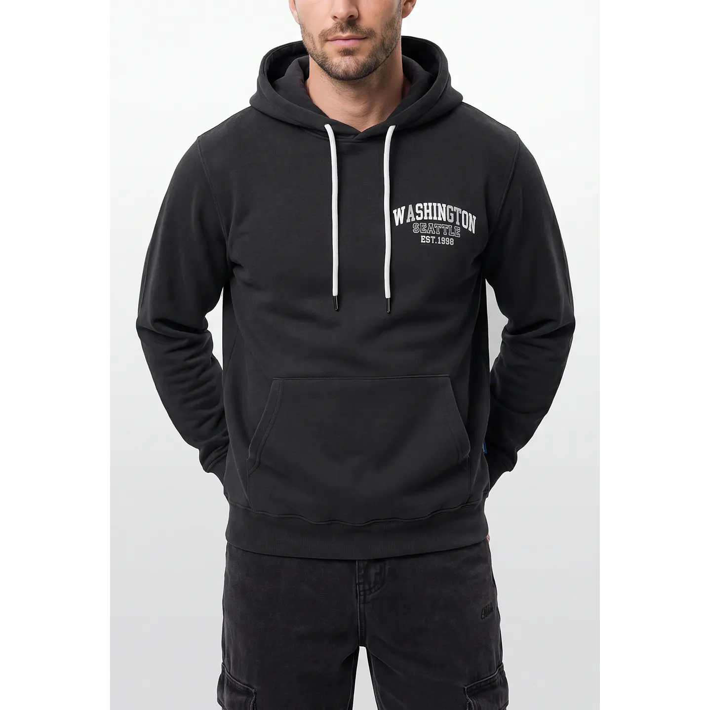 Polerón Casual Hombre Gris 2