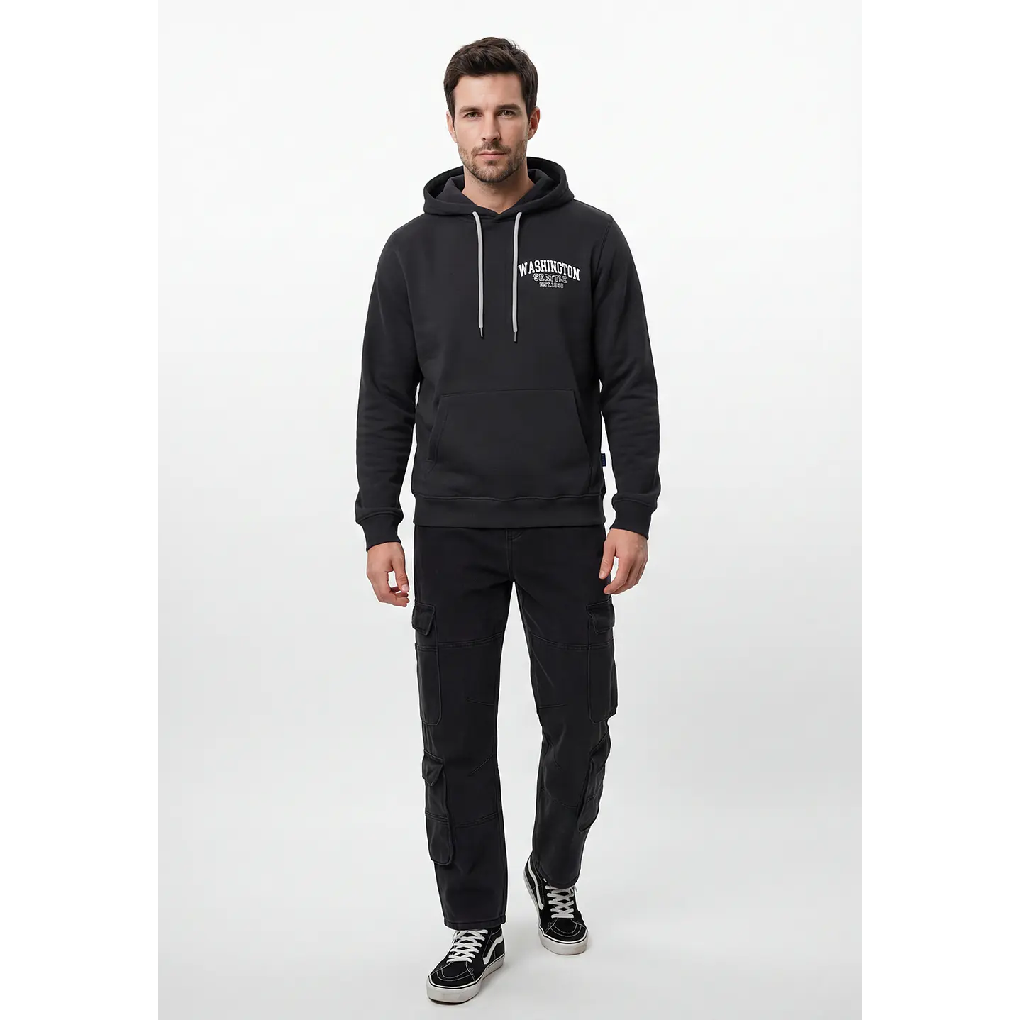 Polerón Casual Hombre Gris 4