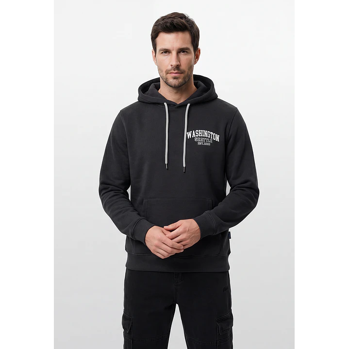 Polerón Casual Hombre Gris 1