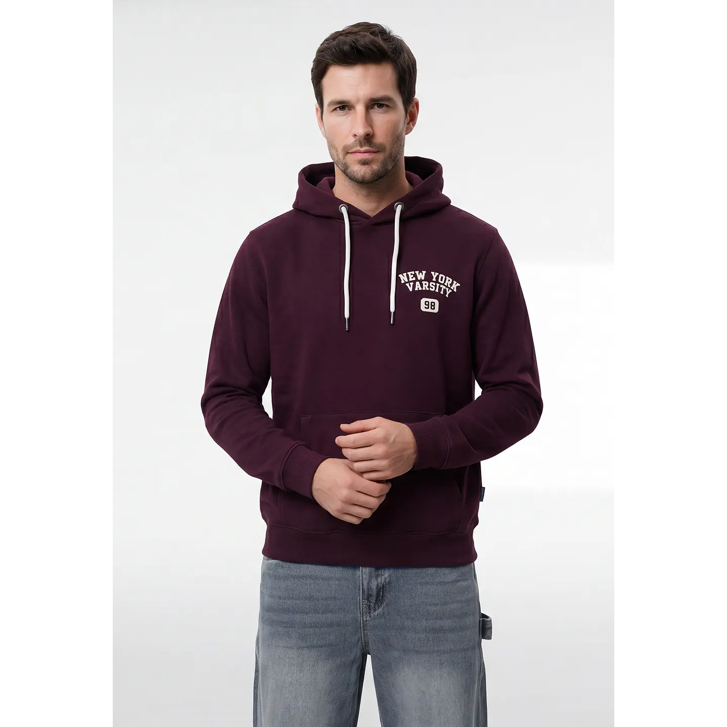 Polerón Casual Hombre Morado 1