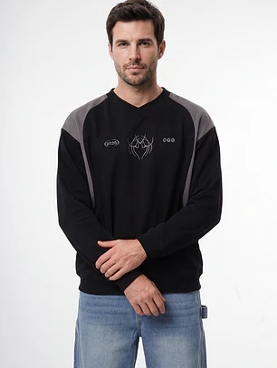 Polerón Moda Hombre Negro