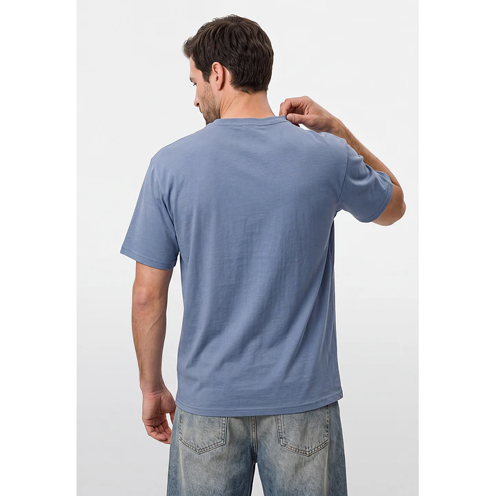 Polera Arizona Hombre Celeste 3