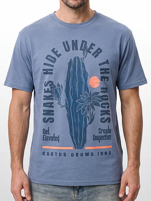 Polera Arizona Hombre Celeste