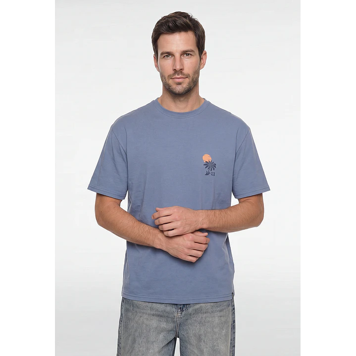 Polera Arizona Hombre Celeste 1