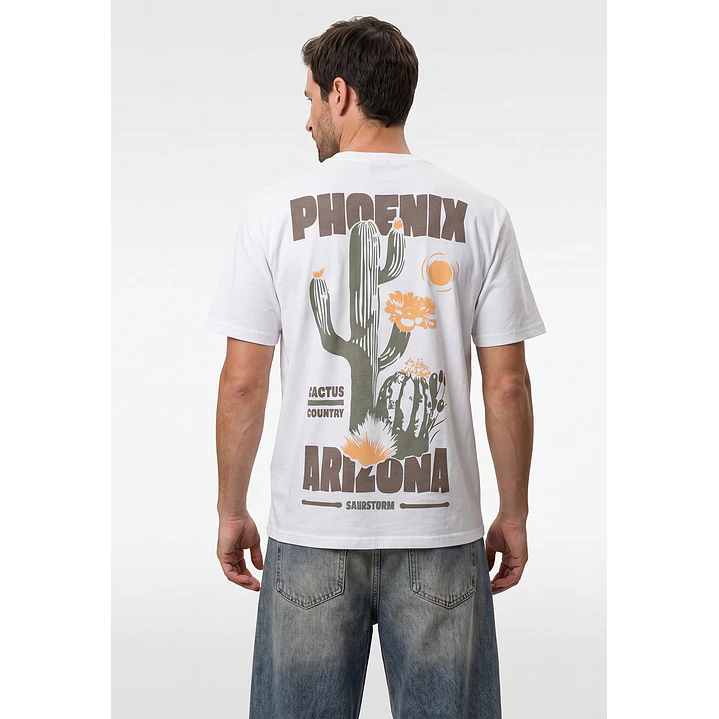 Polera Arizona Hombre Blanco 2