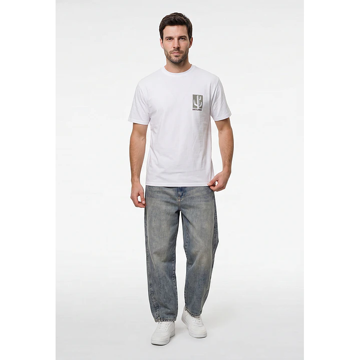 Polera Arizona Hombre Blanco 4
