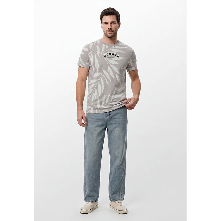 Polera Dakota Hombre Gris 4