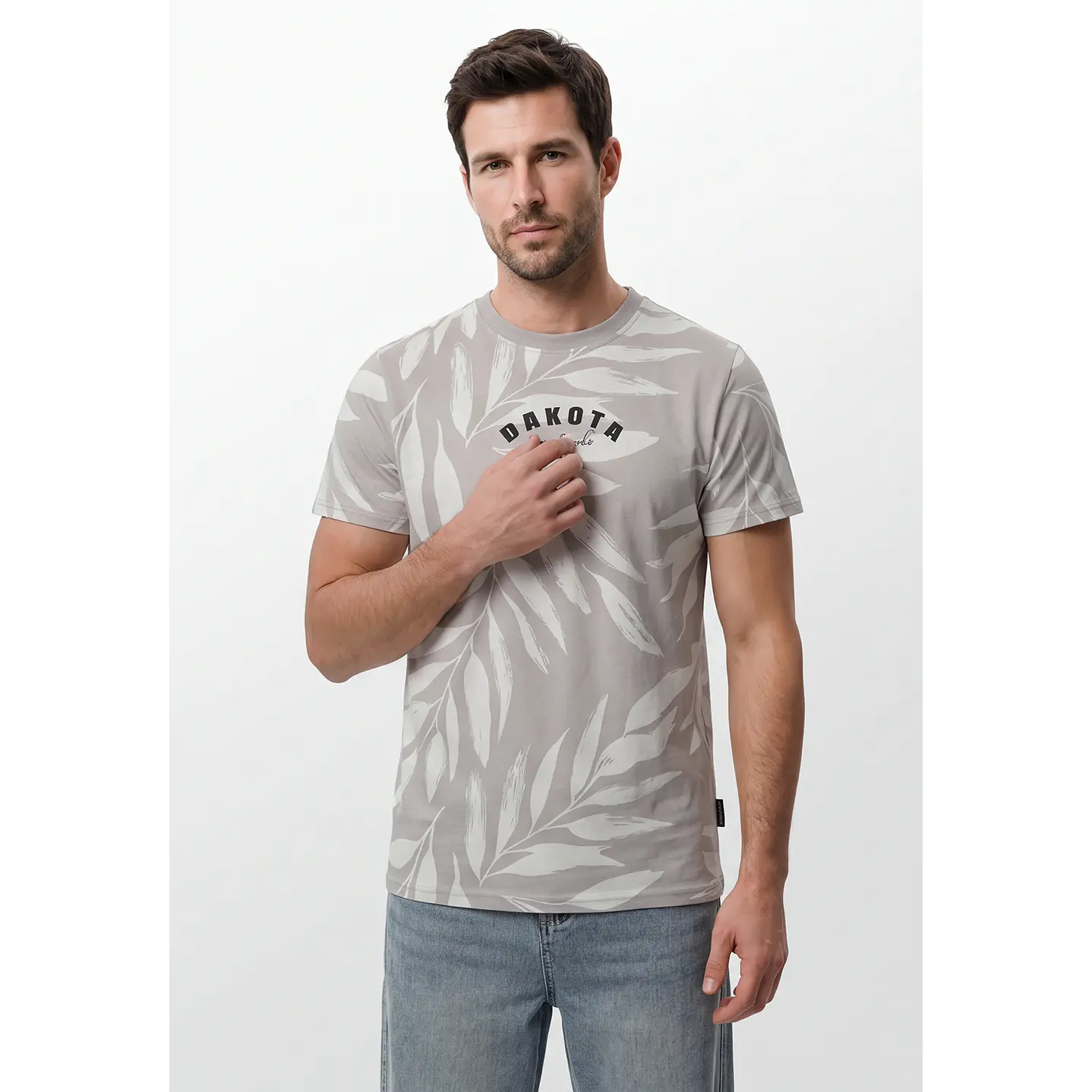 Polera Dakota Hombre Gris 1