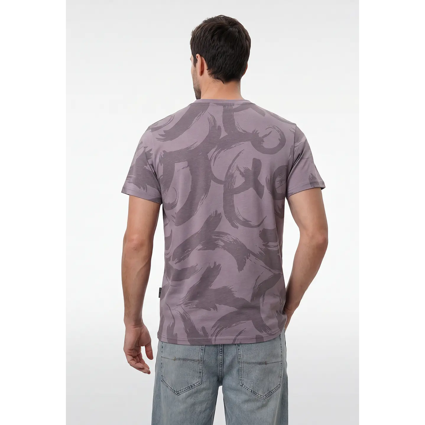 Polera Frases Hombre Lila 3