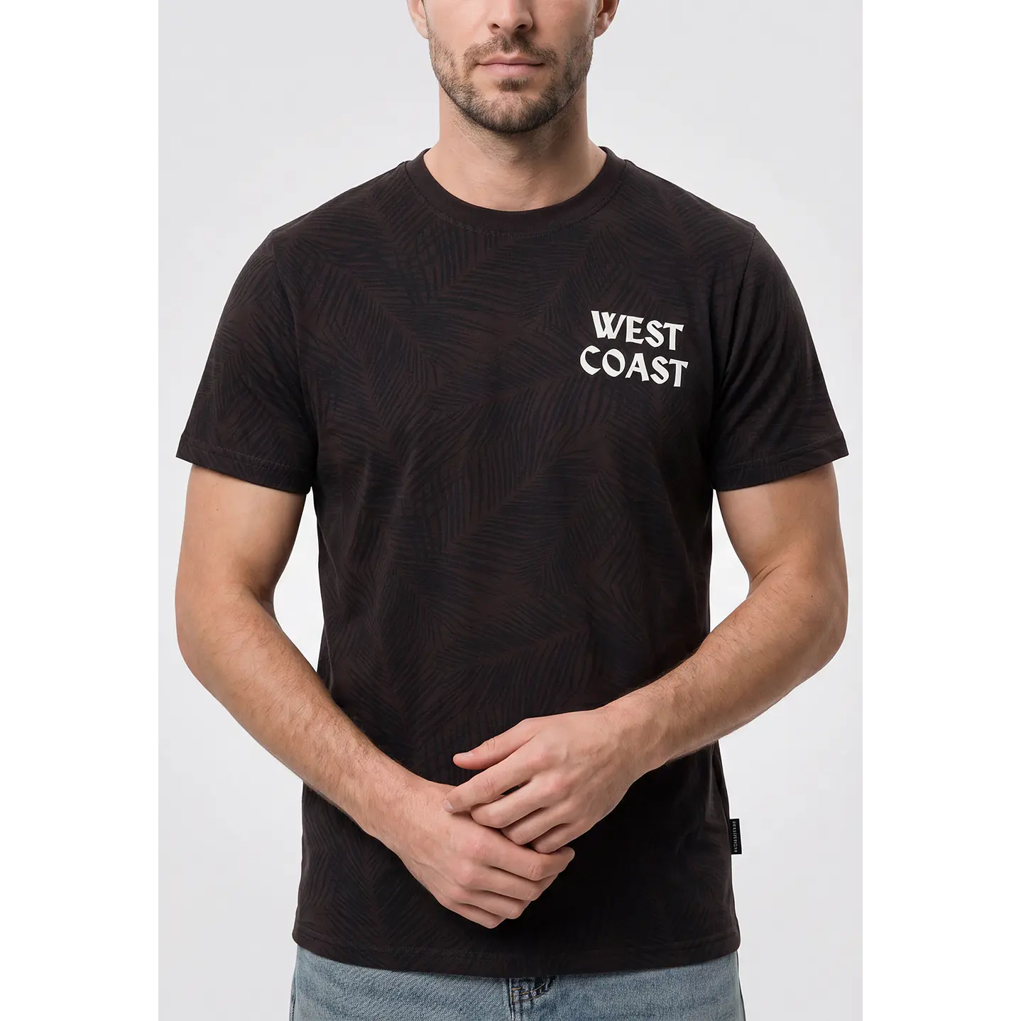 Polera Coast Hombre Negro 2