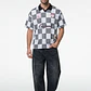 Polera Retro Fútbol Hombre Negro - Miniatura 2