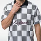 Polera Retro Fútbol Hombre Negro - Miniatura 3