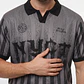 Polera Deportiva Retro Hombre Gris - Miniatura 2