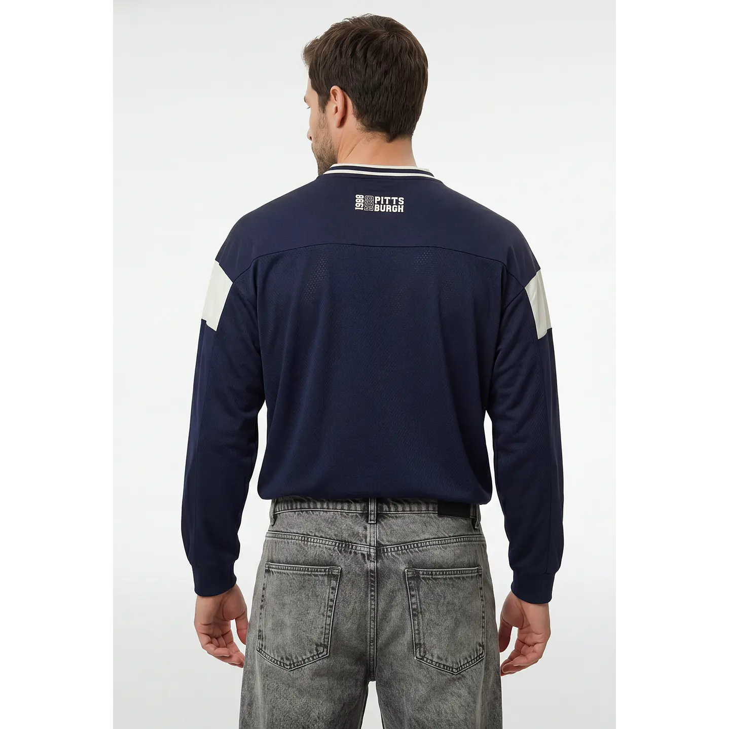 Polera Deportiva Hombre Azul 2