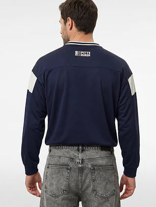 Polera Deportiva Hombre Azul