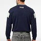 Polera Deportiva Hombre Azul - Miniatura 2