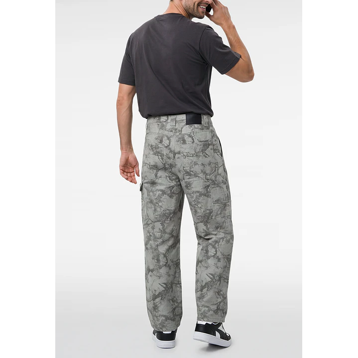 Jeans Camuflado Baggy Hombre Beige 2