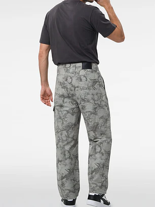Jeans Camuflado Baggy Hombre Beige