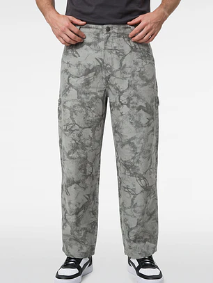 Jeans Camuflado Baggy Hombre Beige