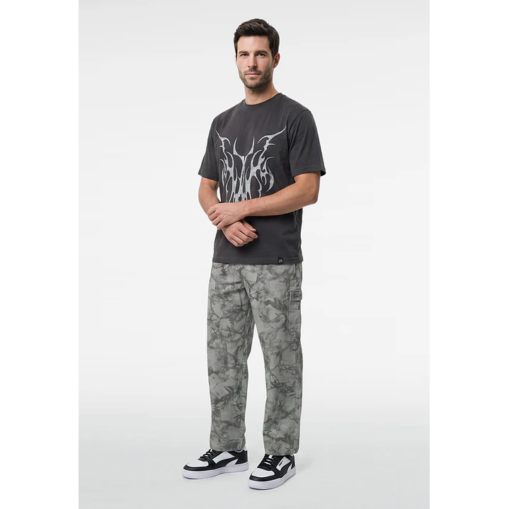 Jeans Camuflado Baggy Hombre Beige 3