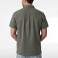 Camisa Lino Hombre Verde - Miniatura 3