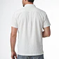 Camisa Lino Hombre Blanco - Miniatura 3