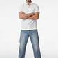 Camisa Lino Hombre Blanco - Miniatura 4